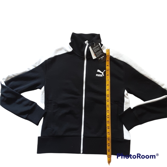 PUMA Classics Women's T7 Track Jacket in Black NWT - Picture 5 of 10